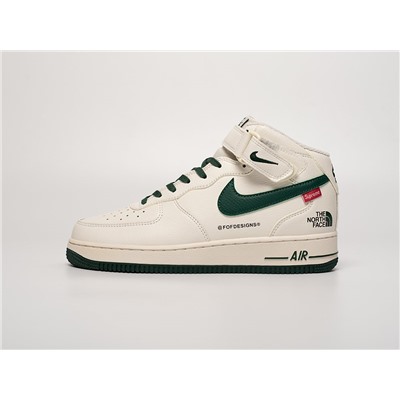 Кроссовки Nike Air Force 1 Mid x Supreme x The North Face