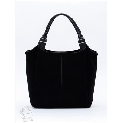 Сумка женская кожаная 9677MSS black Velina Fabbiano-Safenta  в Новосибирске