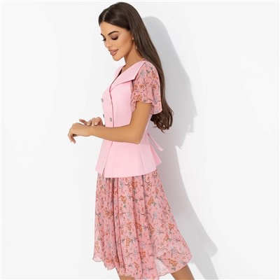 Костюм с юбкой комбинированный, Сияние уверенности (2 в 1)