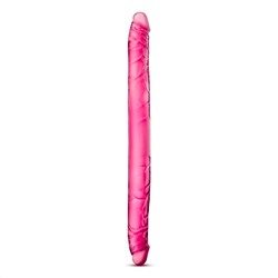 Розовый двусторонний фаллоимитатор B Yours 16  Double Dildo - 40,6 см.