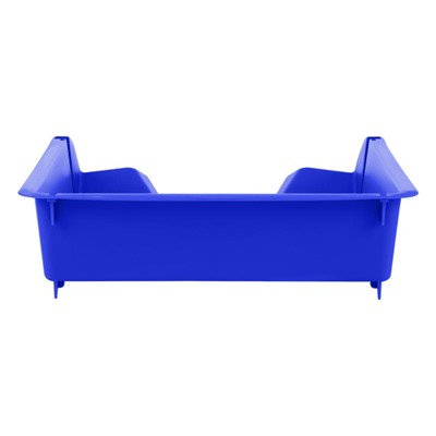 Лоток для бумаг горизонтальный ЛИДЕР синий ЛТГ-30466 Стамм