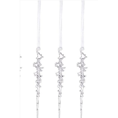 61117 Сосульки на елку прозрачные НАТАЛИ, 1205496