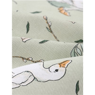 Фартук «Доляна» Divine day, зеленый, 60×70 см, 100% хлопок, рогожка 164 г/м²