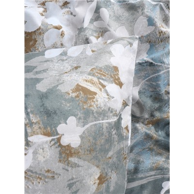 Постельное бельё 1.5-спальное LoveLife «Цветение» Brown line, микрофибра