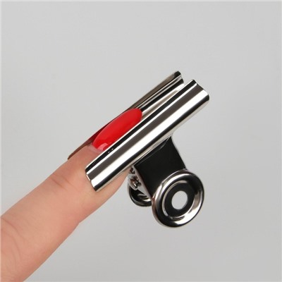 Зажимы для наращивания ногтей, 3.8 см, 10 шт., металлические