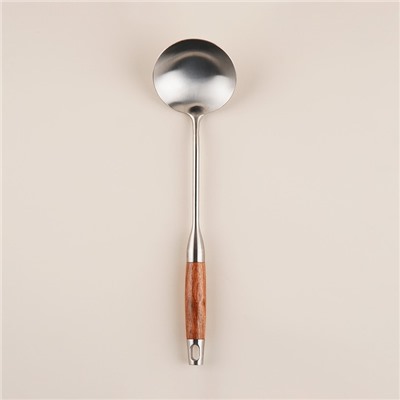 Половник SL Home «Рустик», 38×10 см, нержавеющая сталь, серебристый