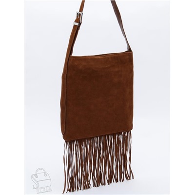 Сумка женская кожаная 5831-1P brown Polina&Eiterou