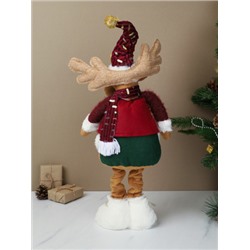 Новогоднее украшение Олень на телескопических ножках 37/80 см / SH057-3 /уп 72/
