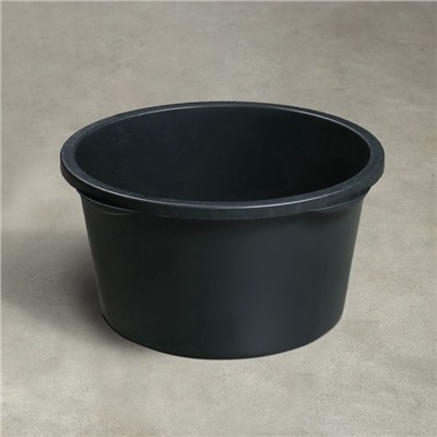 Таз строительный, 40-45 л, круглый, пластик