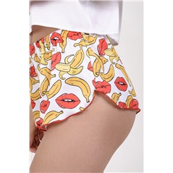 Пижама Hot Story Kiss White (топ + шорты)
