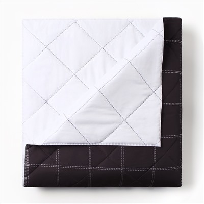 Покрывало евро макси LoveLife Cage: graphite (вид 2), 240×210±5 см, микрофайбер