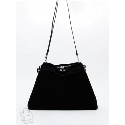 Сумка женская кожаная 6149Q black Polina&Eiterou в Новосибирске