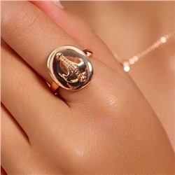 Кольцо 19 р ювелирной бижутерии коллекция "Дубай", покрытие позолота, арт.314.892-19