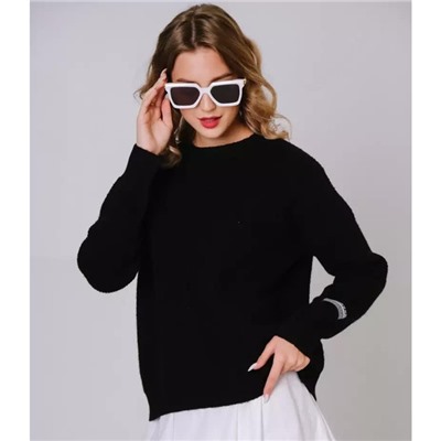 Джемпер женский DommoD, чёрный, размер 44-48 (ONE SIZE)