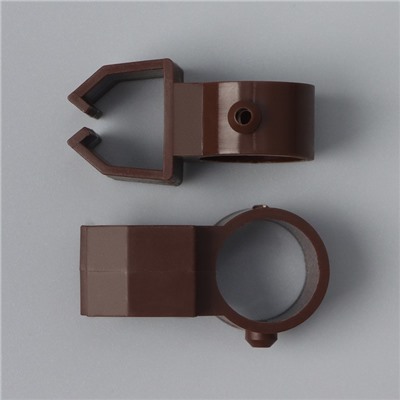 Карниз двухрядный 200 см, d=2.8 см, орех