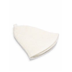 Шапка для бани и сауны, полиэфир 70%, шерсть 30%, светлая, «Добропаровъ»