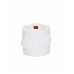 Свеча гипс "Новый год", аромат мускат