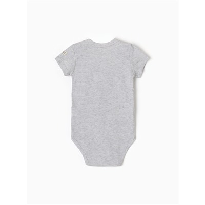 Боди Крошка Я Melange, рост 86-92, серое