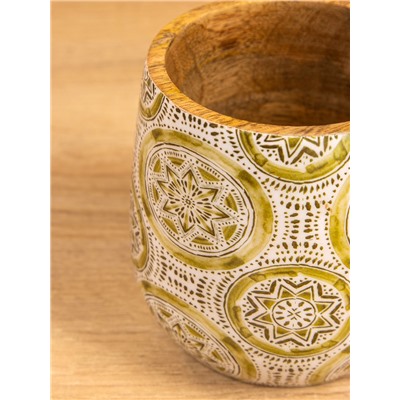 Стакан «Звёзды», 10×10×10 см, дерево