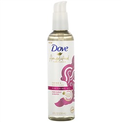 Dove, Amplified Textures, Shine & Moisture, Finishing Gel, 8 fl oz (236 ml)