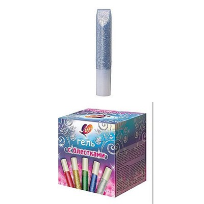 Гель серебряный с блеском 11С 686-08 Луч