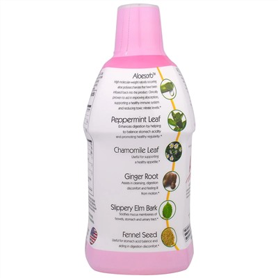 Lily of the Desert, Aloe Herbal, Stomach Formula, Mint, 32 fl oz (960 ml)
