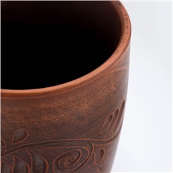 Стакан «Вьюнок‎‎», 300 мл, красная глина