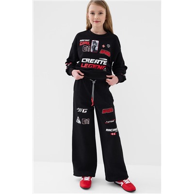 Брюки трикотажные для девочек PLAYTODAY, 1240794