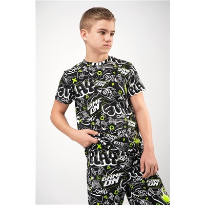 Хлопковый костюм для мальчика Happyfox