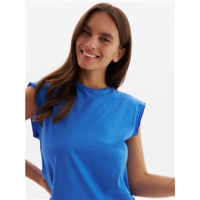 Пижама женская (майка, шорты) MINAKU: Home collection, размер 44, цвет электрик