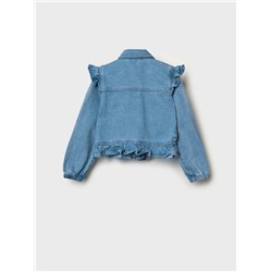 Куртка текстильная джинсовая для девочек
