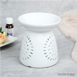 Аромалампа белая 10 см / XL-0015 /уп 48/