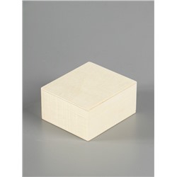 УЦЕНКА Шкатулка дерево под роспись «Прямоугольная» без замка 10×9×5 см