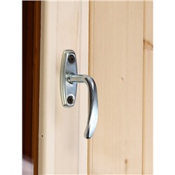 Окно деревянное для бани и сауны, 40×50 см, двойное стекло, тонированное