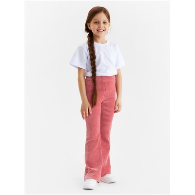Брюки детские вельветовые KAFTAN, размер 38 (146-152 см), розовые