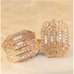 Серьги позолота  H01-13530р