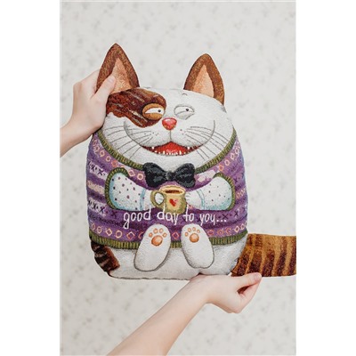 Подушка декоративная игрушка Мурзик 30*35 НАТАЛИ, 1092531