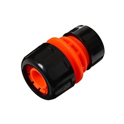 Муфта переходная, для шлангов 3/4" (19 мм) – 1" (25 мм), цанговое соединение, пластик