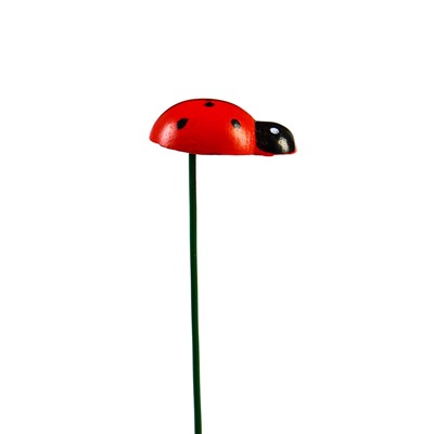Штекер садовый «Божья коровка дарли», 2.5 см, h=25 см, набор 20 шт.