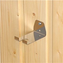 Подвес - кронштейн для бани и сауны, нержавеющая сталь, для черпаков