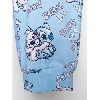 Комплект трикотажный для девочек: фуфайка (футболка), брюки