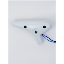 Окарина Music Life 12 отверстий, белая, 14.8×9.2×4.6 см