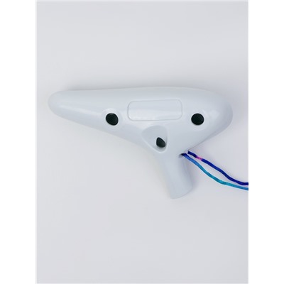 Окарина Music Life 12 отверстий, белая, 14.8×9.2×4.6 см