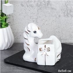 Подставка для зубочисток Лошадь 8 см / B5438 /уп 96/ Символ года 2026