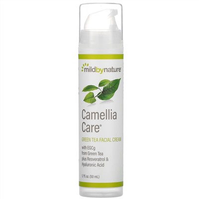 Mild By Nature, Camellia Care, крем для кожи с ЭГКГ из зеленого чая, 50 мл (1,7 жидк. унции)