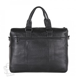 Портфель мужской кожаный 0067Z black Zinimsk