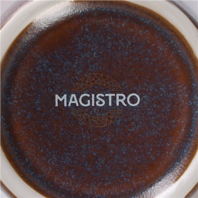 Соусник Magistro Garland, 70 мл, d=6.5 см, фарфор, синий