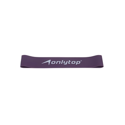 Фитнес-резинка ONLYTOP, 30×5×0.11 см, нагрузка 10 кг, цвет МИКС