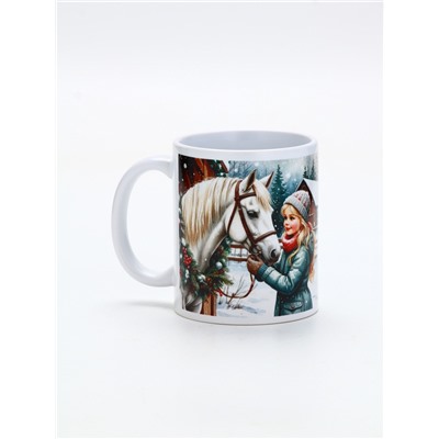 Кружка керамическая новогодняя «Волшебного Нового года», 320 мл