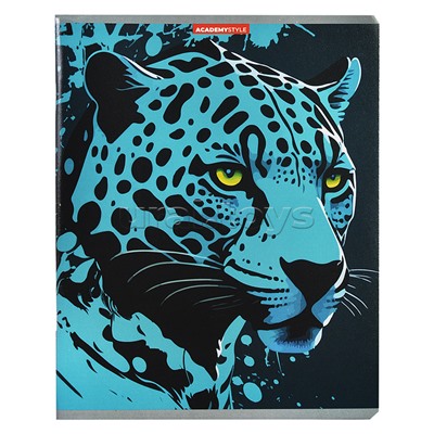 Тетрадь 96л. клетка "Леопарды"
